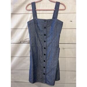 Derek Lam Blue Button-Down Dress